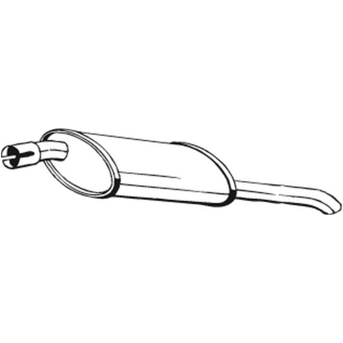 Takaäänenvaimentaja BOSAL 185-009