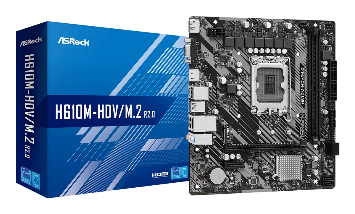 ASRock H610M-HDV/M.2 R2.0 LGA1700 mATX -emolevy