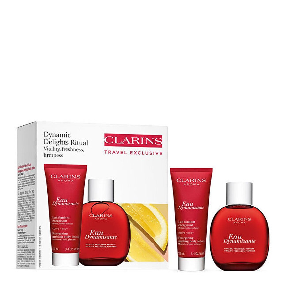 Clarins Dynamic Delights -vartalonhoitolahjasetti