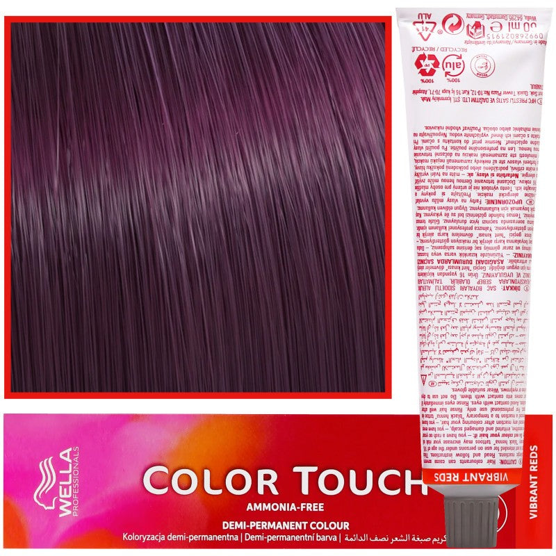 WELLA COLOR TOUCH Hiusväri 60 ml 55/65 Intensiivinen vaaleanruskea violetti mahonki