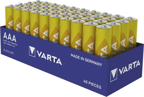 VARTA Longlife AAA Foil 40-pack
