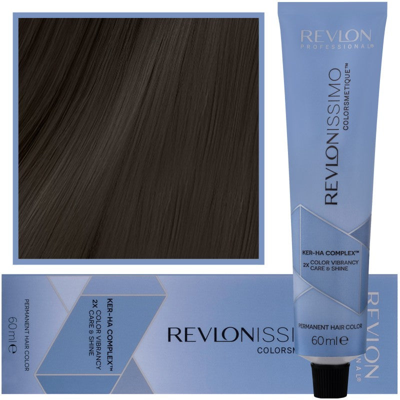 Revlon Revlonissimo Colorsmetique Hiusväri 60ml 4.11 | Keskisyvä tuhkanruskea