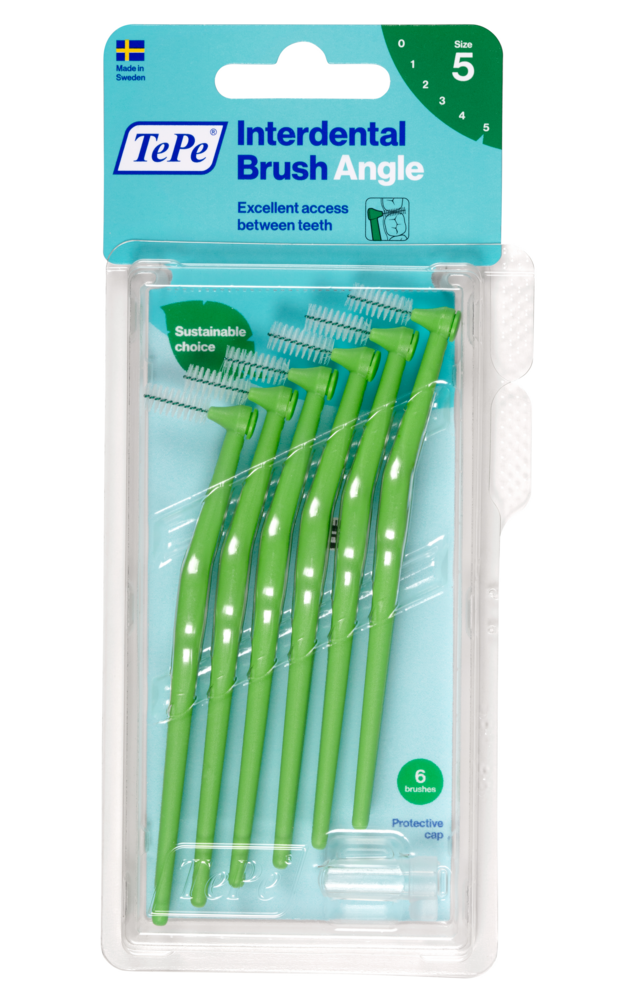 TePe hammasväliharja 0,8 mm Angle vihreä 6 kpl