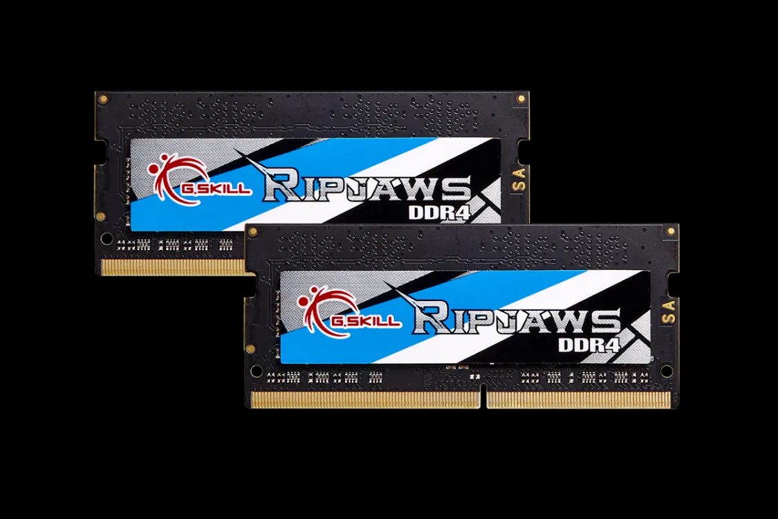 G.Skill Ripjaws SODIMM DDR4-2666 - 16GB - CL19 - Dual Channel (2 pcs) - Intel XMP - Musta