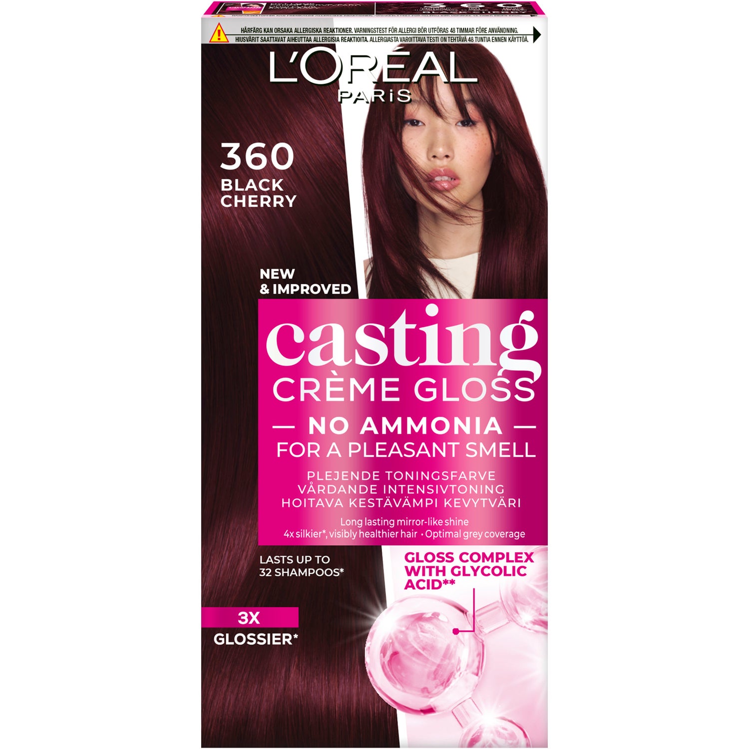 L'Oréal Paris Casting Creme Gloss Black Cherry - 1 pcs