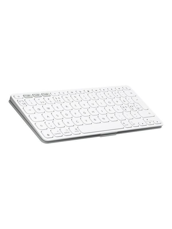 Logitech Keys-To-Go 2 for iPad - Näppäimistö - kannettava - langaton - Bluetooth LE - vaaleanharmaa