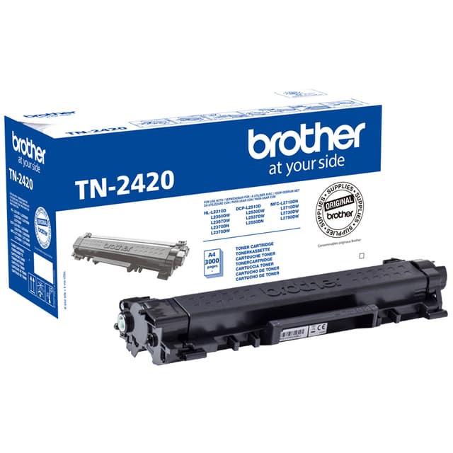 Brother TN-2420-laservärikasetti, musta