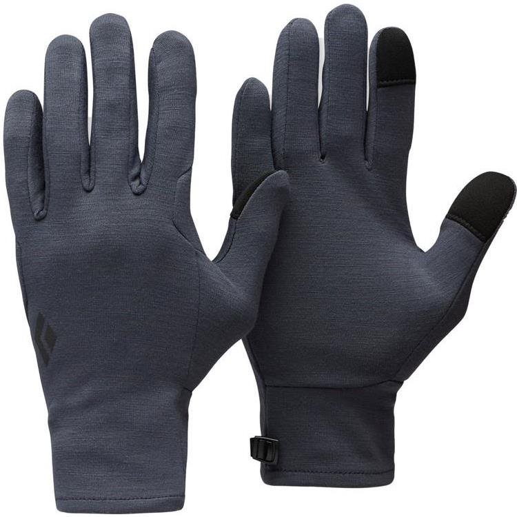 Black Diamond Midweight Wool Liners Charcoal - L
