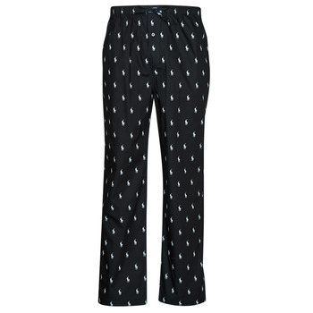 Polo Ralph Lauren Pyjamahousut musta / valkoinen