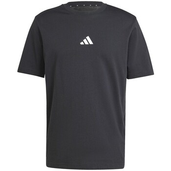 ADIDAS SPORTSWEAR Toiminnallinen paita 'Essentials' musta / valkoinen