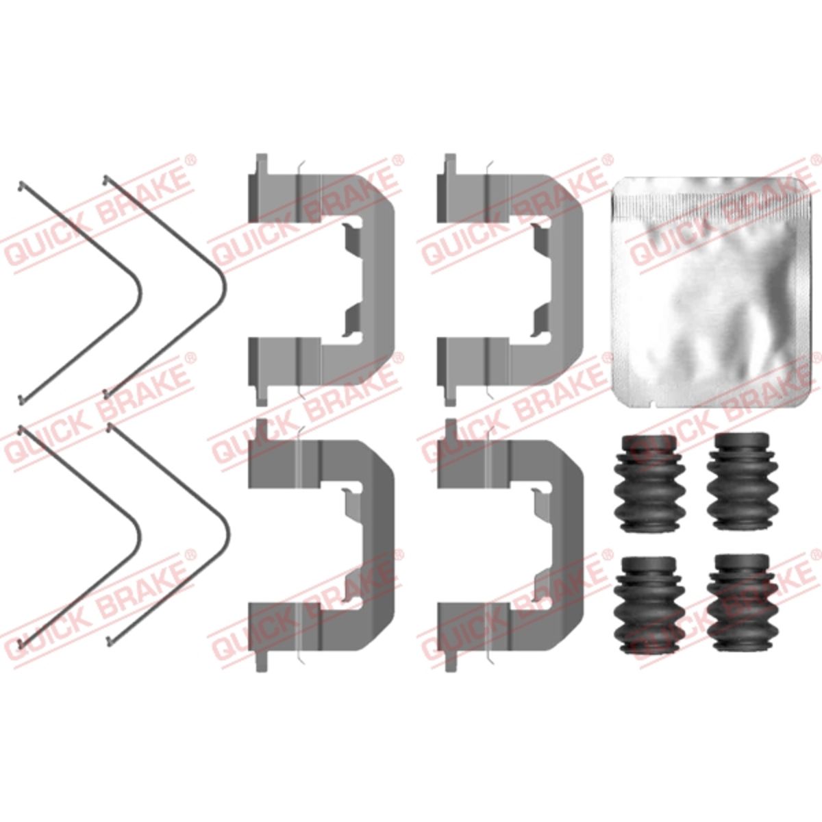 Jarrupalojen asennussarja QUICK BRAKE 109-0123