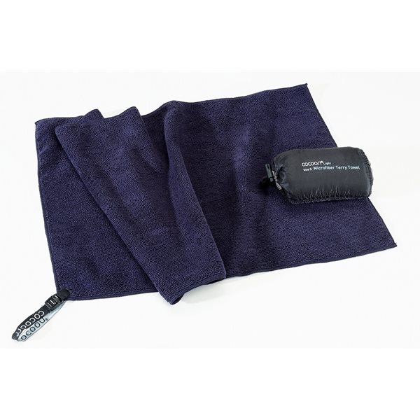 Cocoon Terry Towel Light, Microfiber Pyyhe, delfiinin sininen