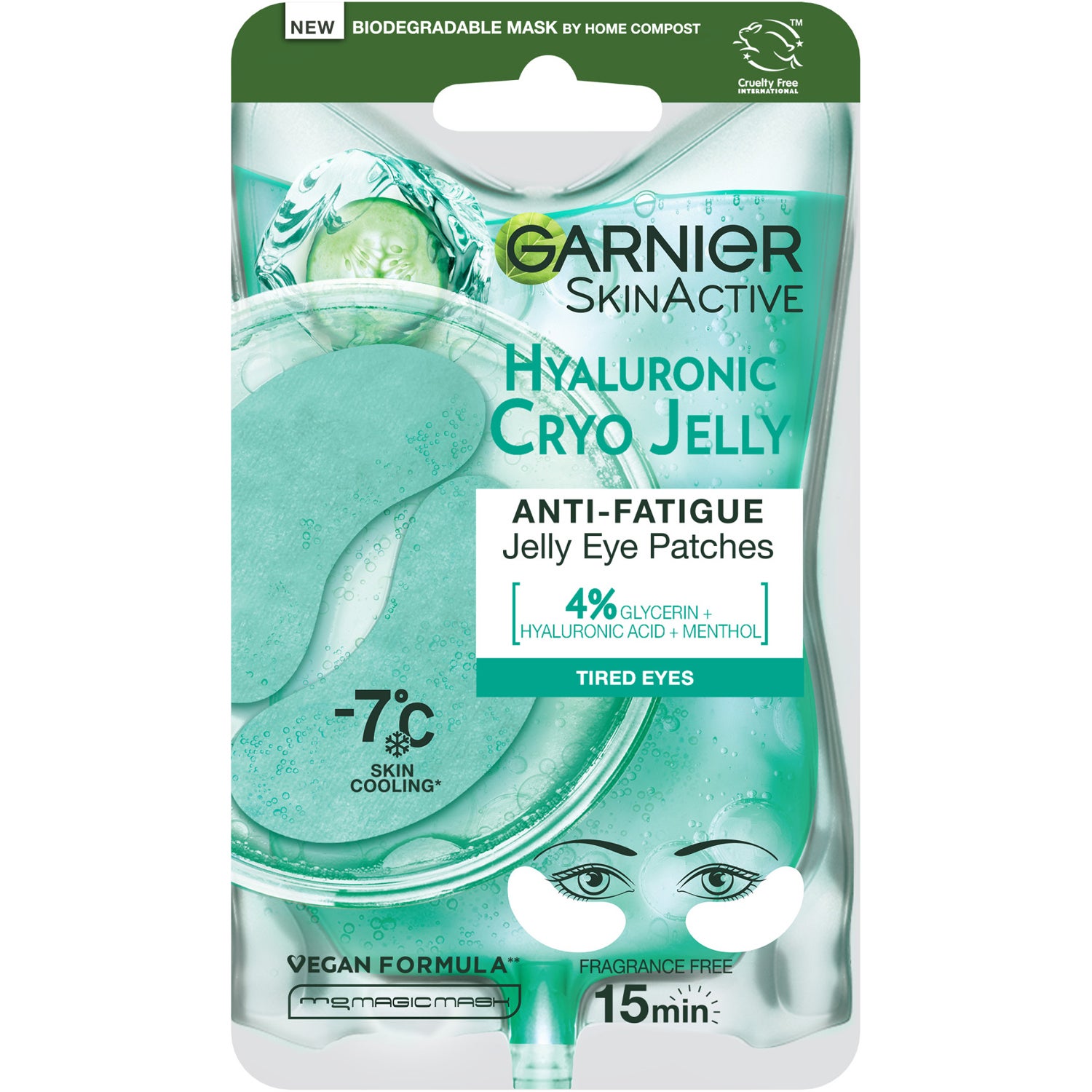 Garnier SkinActive Hyalyuronic Cryo Jelly Sheet Mask Eyes 5 g