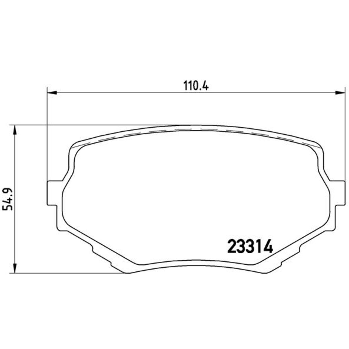 Jarrupalat, levyjarru BREMBO P 79 009