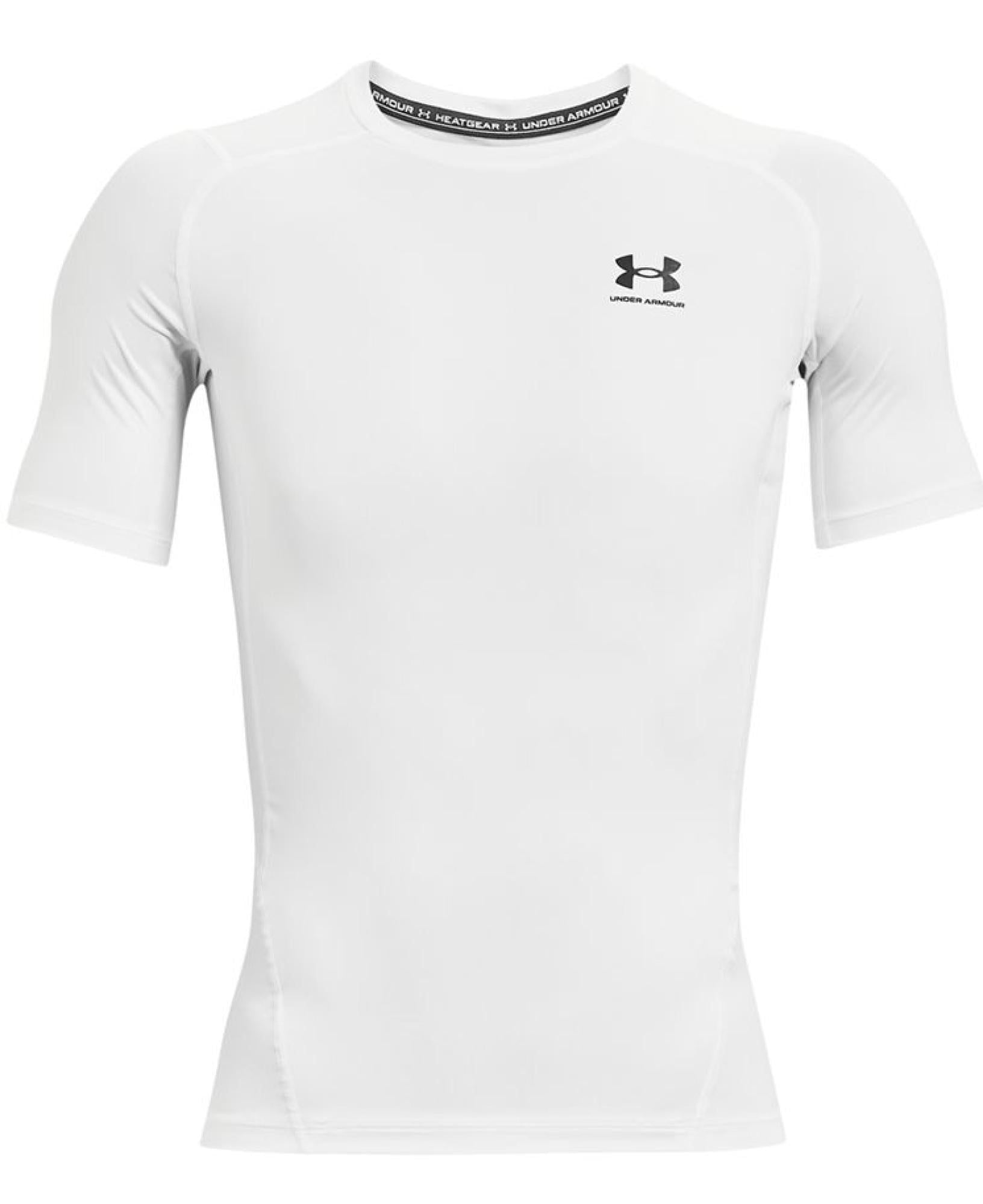 Under Armour UA HG Armour Comp SS White