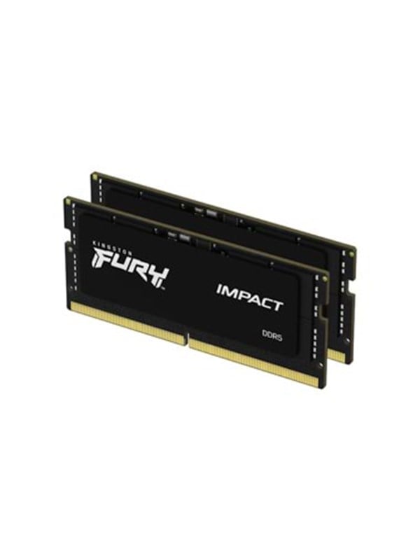 Kingston FURY Impact DDR5-4800 - 64GB - CL38 - Dual Channel (2 pcs) - Musta