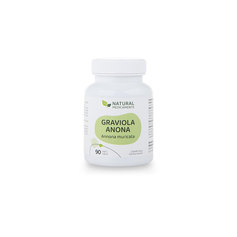 Natural medicaments Anona Graviola (Annona muricata) 90 kapselia
