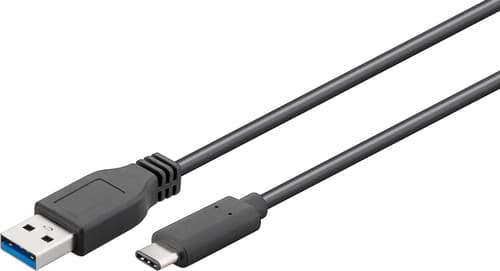 MicroConnect - USB-kaapeli - USB-tyyppi A (uros) - USB-C (uros) - USB 3.1 Gen 1 - 2 m - musta