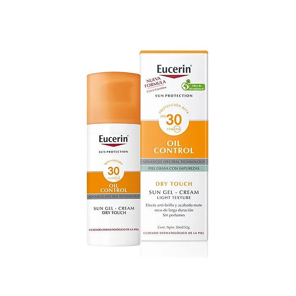 Eucerin Aurinkovoide SPF 30 Öljynhallintageeli Kuivakosketus Aurinkovoide - Voide 50 ml