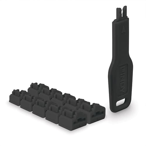 Lindy Port Blocker Rj45 Musta 10-pack Sis. 1 Avain