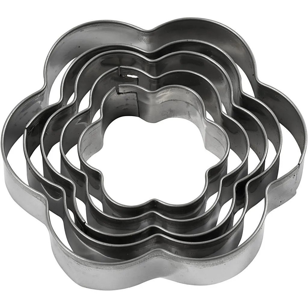 Muotit - Kukka, 4-8cm, 5kpl
