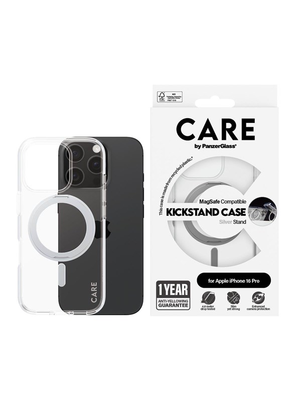 PanzerGlass CARE by PanzerGlass Protective Cover Silver Transparent