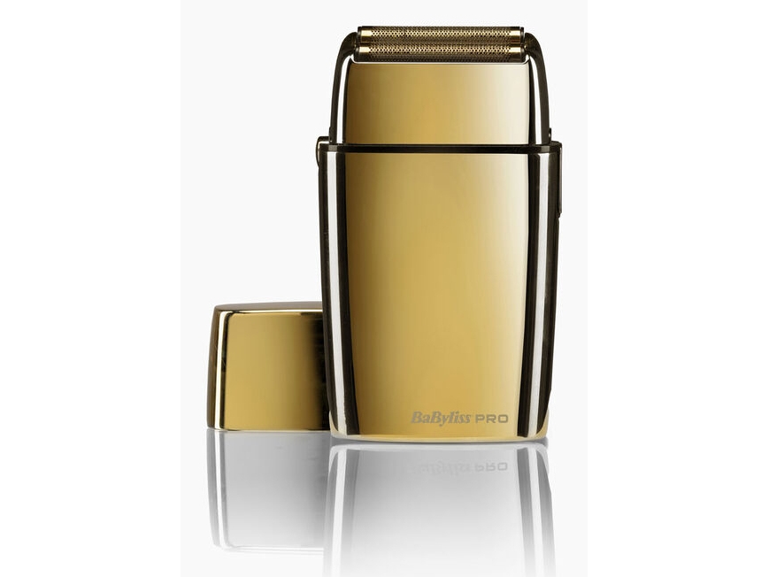 BaBylissPro 4Artists Double Foil Metal Shaver FXFS2GE -parranajokone, kulta