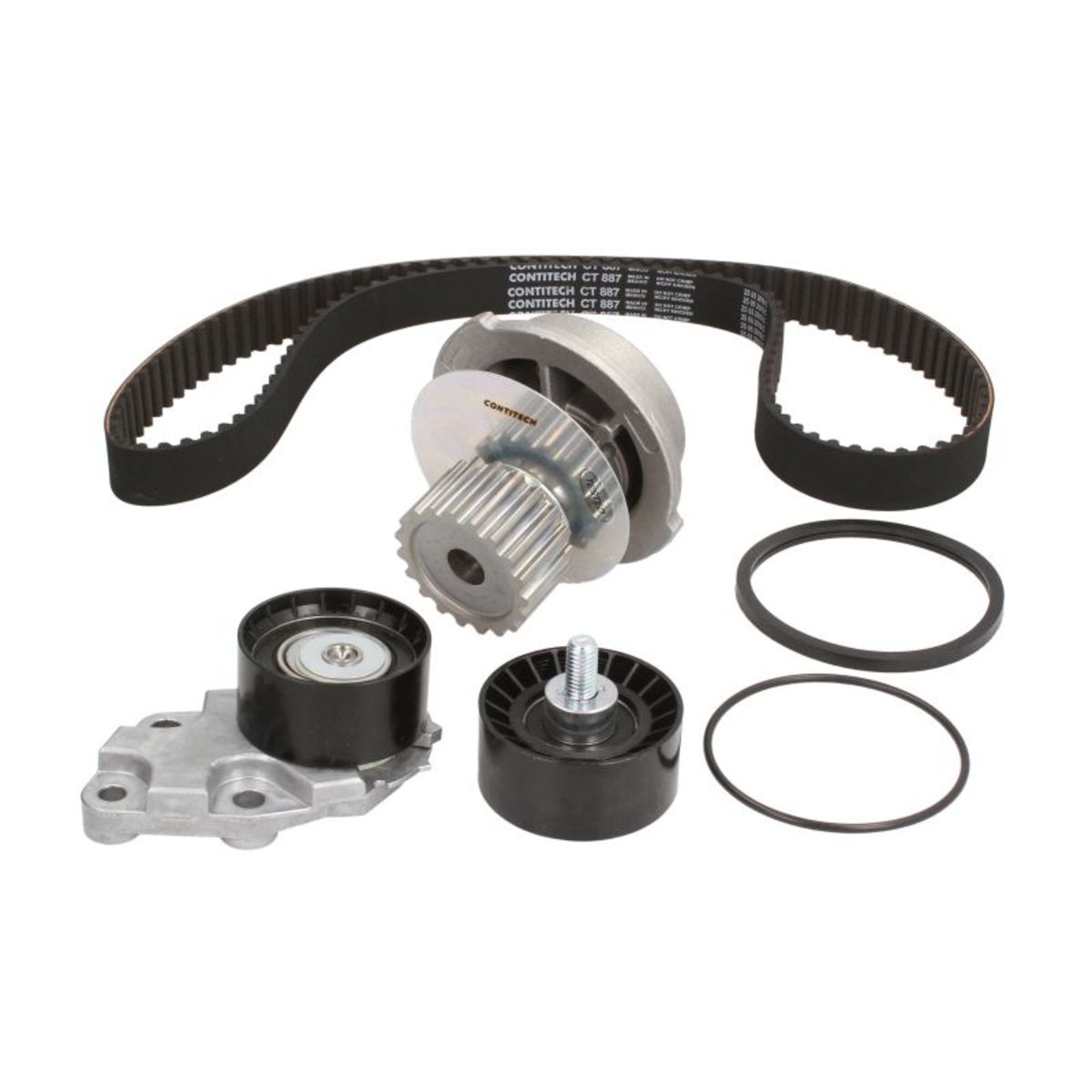 Vesipumppu + jakohihnasarja CONTITECH CT887WP1