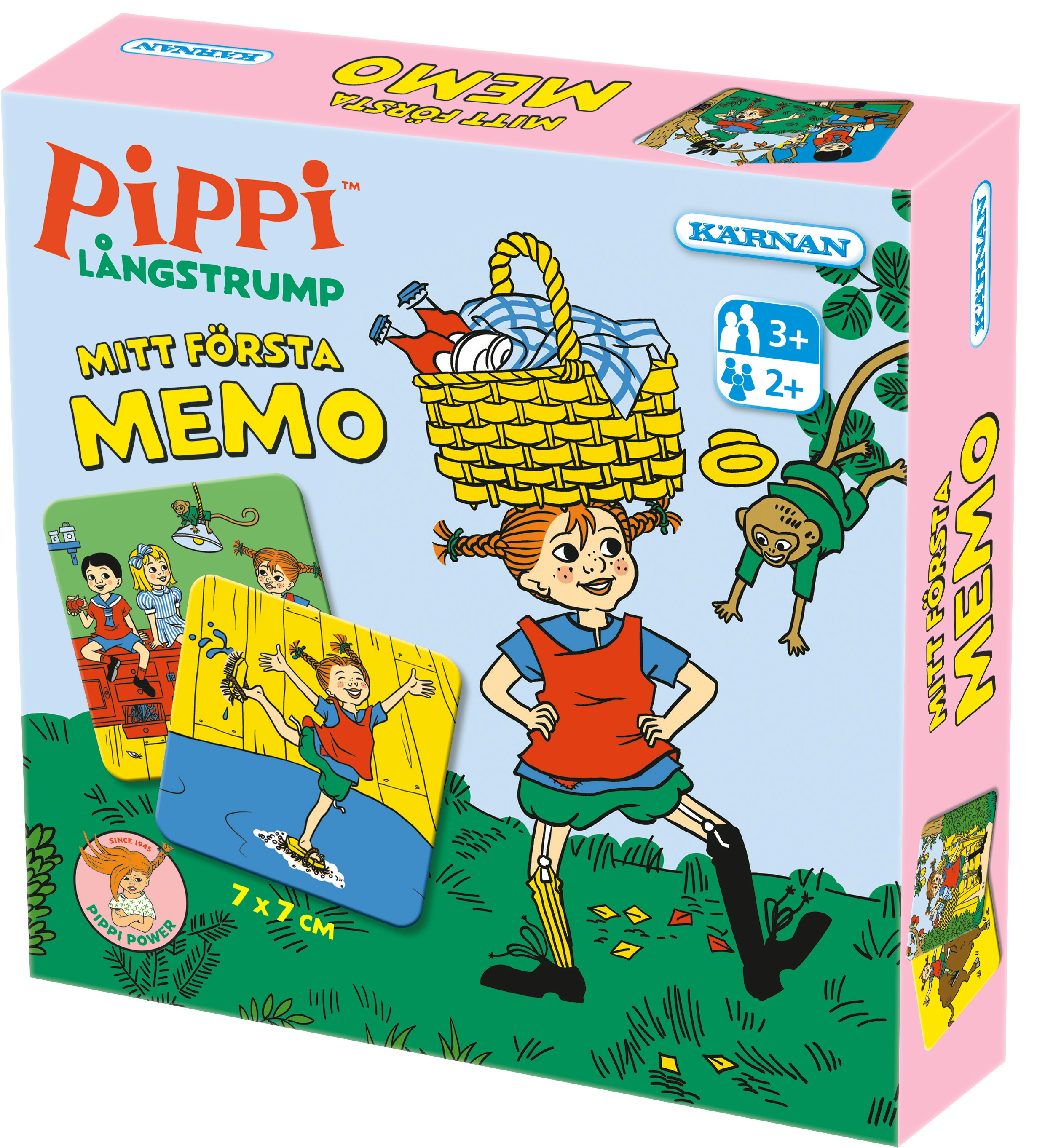 Ensimmäinen muistipeli Peppi Pitkätossu, Kärnan