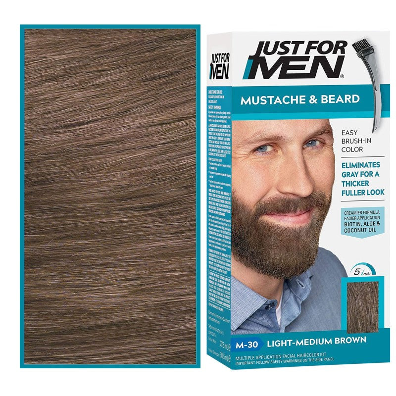 Just For Men Värigeeli puolikestoinen hiusväri miehille 28 g M30