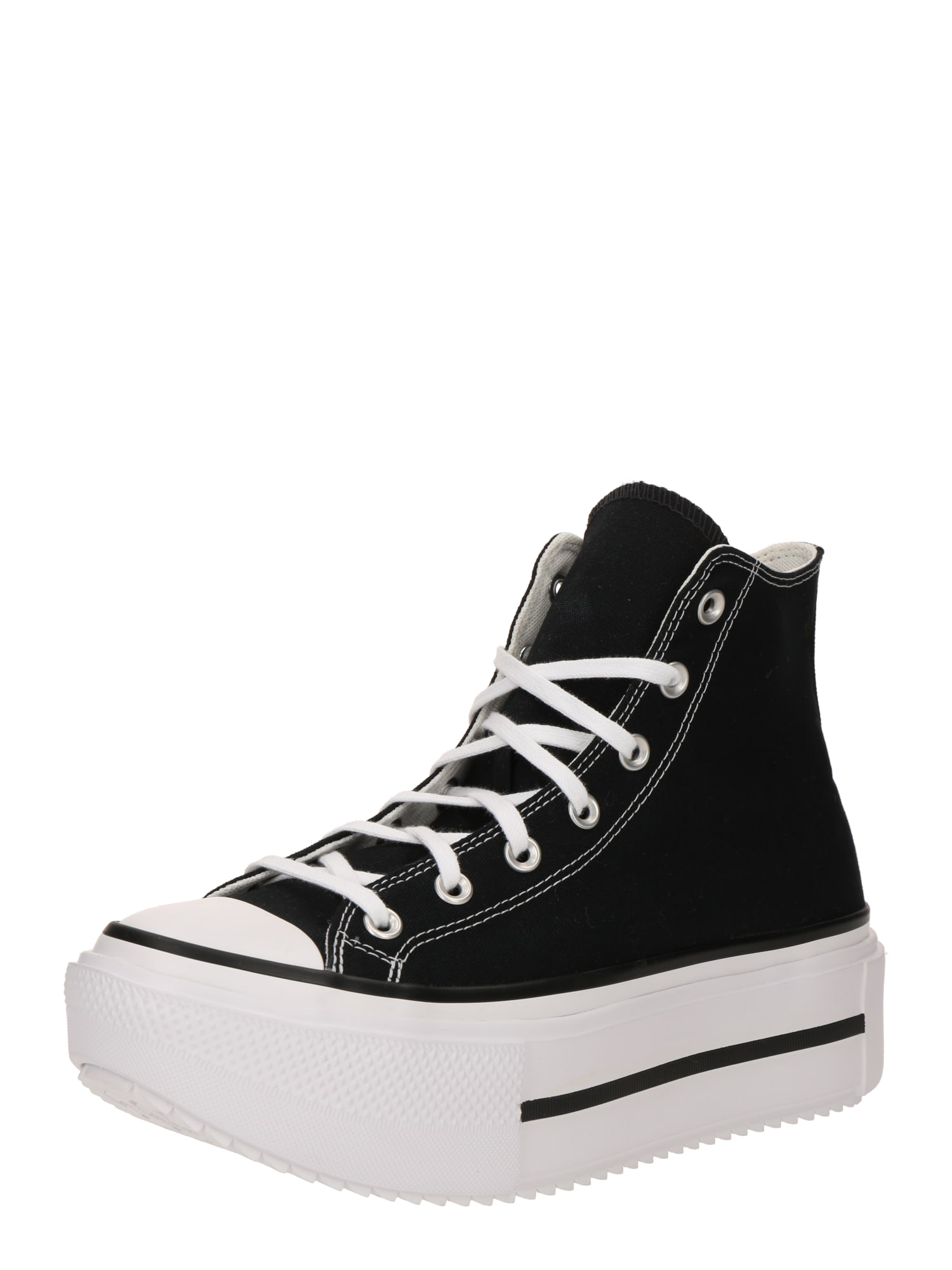 CONVERSE Korkeavartiset tennarit musta / valkoinen