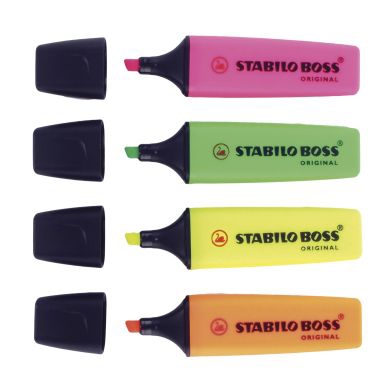 STABILO BOSS highlighter set of 4 colors