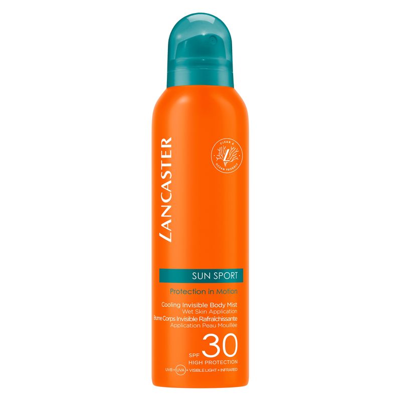 Lancaster Sun Sport Protection In Motion - Viilentävä näkymätön vartalosuihke SPF 30 200 ml