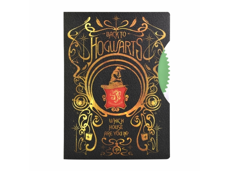 Pyramid Harry Potter Spinner Notebook - Colorful Crest
