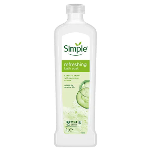 Simple Kind to Skin Refreshing Kylpyvaahto - 1000 ml