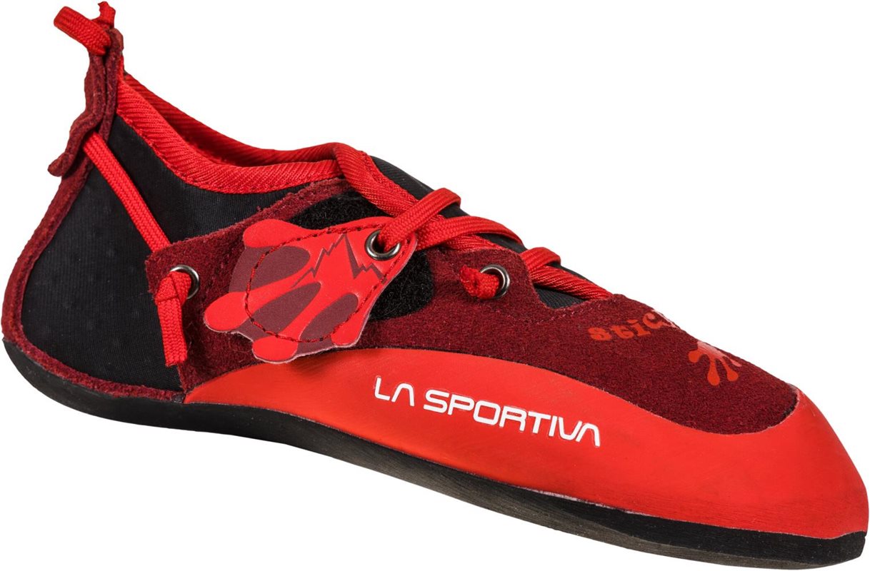 La Sportiva Stickit Climbing Shoes Kids Chili/Poppy - 28