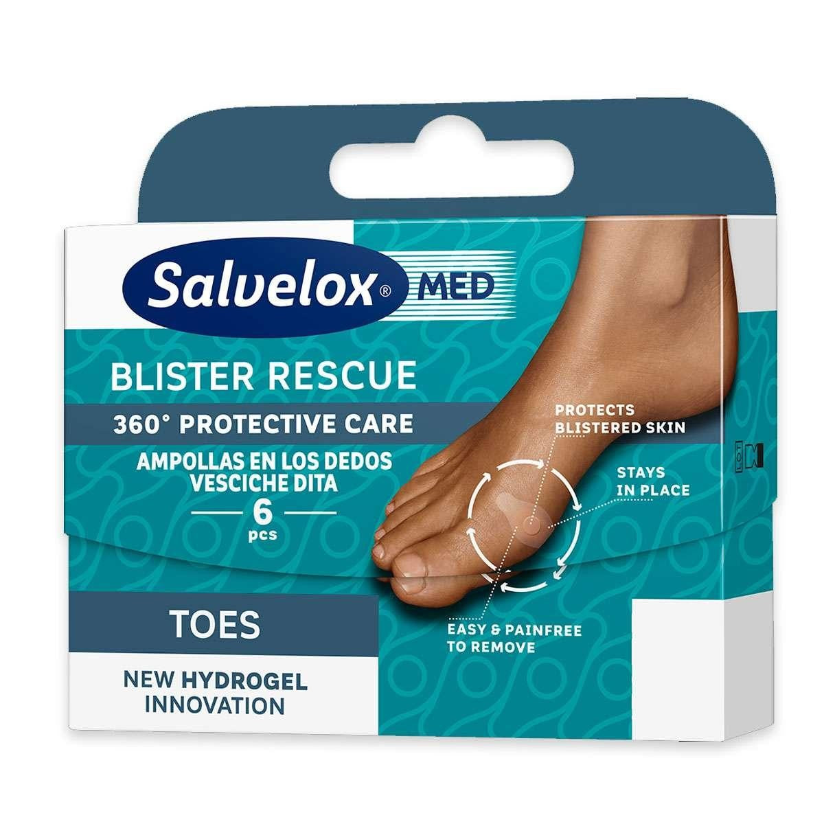Salvelox Blister Rescue Vesciche Toes 6 pezzi — Protezione Pelle