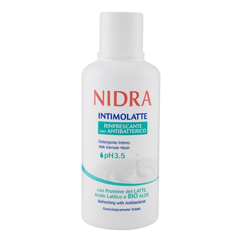 Nidra Virkistävä Intimolatte Antibakteerisella - Intiimipesuneste 500 ml