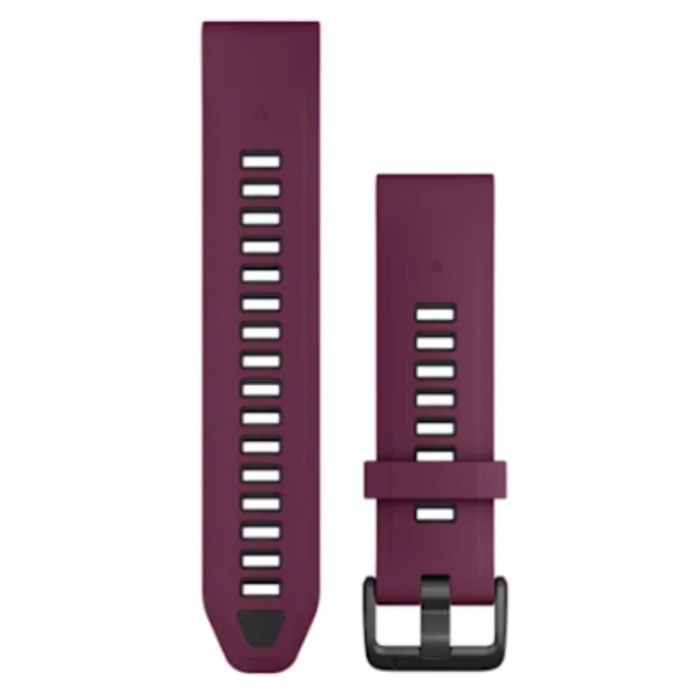 Garmin QuickFit® 20 Silikonihihna, Yksi Koko, Violetti - Mukautuva ja Kestävä Ranneke Juoksuun