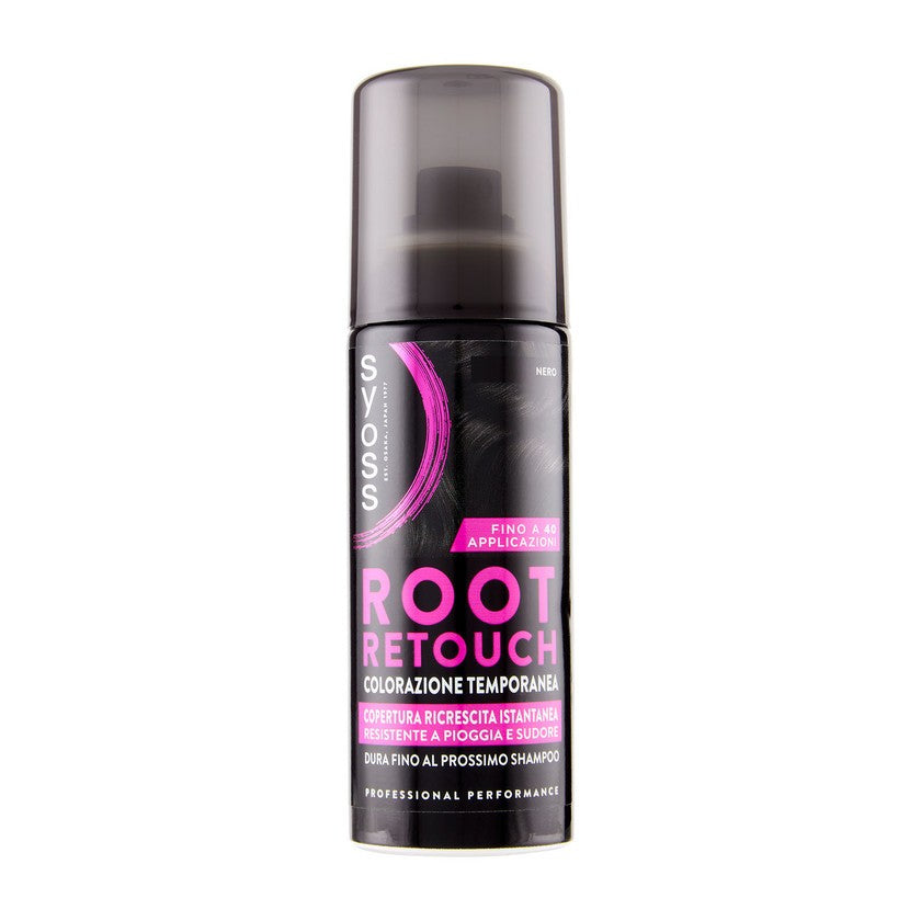 Syoss Root Retouch Väliaikainen Värjäys 120 ml Musta