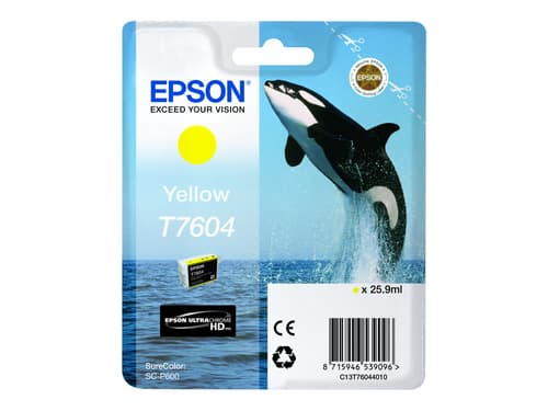 Epson T7604 - Keltainen Ink - Blister