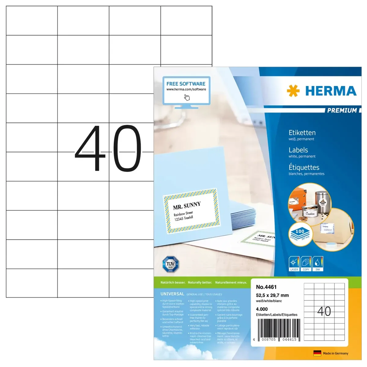 Herma label Premium 52,5x29,7 (4000)