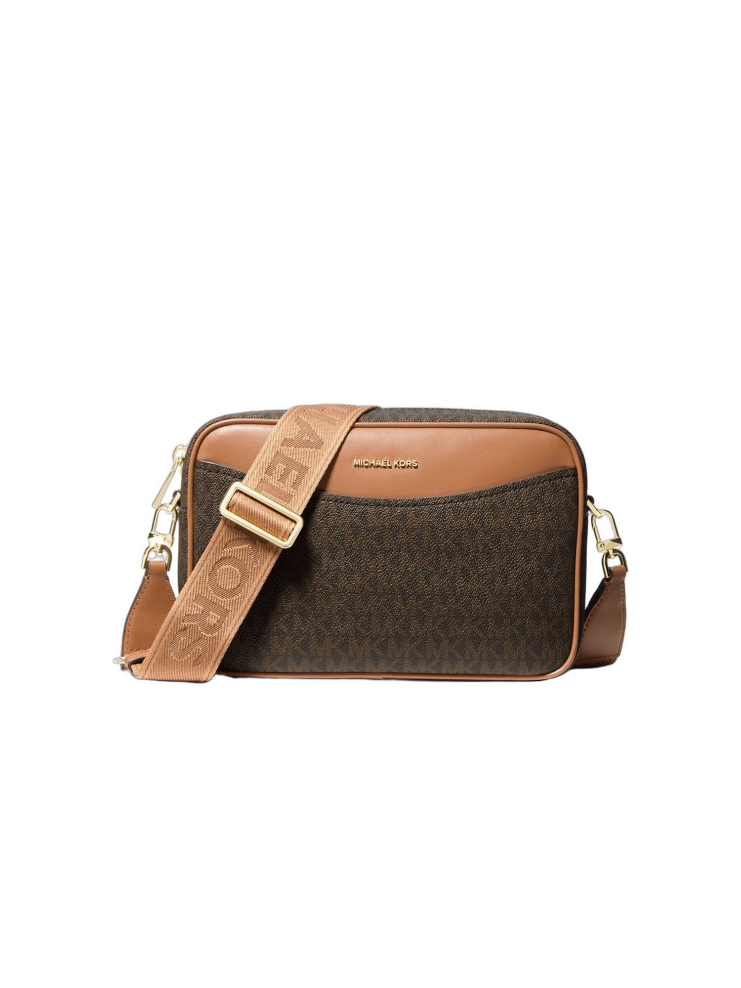 MICHAEL Michael Kors Olkalaukku 'Michael Kors Sac Bandoulière Bev Grand Est-Ouest Marron'  ruskea