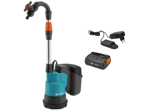 Gardena Akkukäyttöinen sadevesipumppu 2000/2 18V P4A sis. akun
