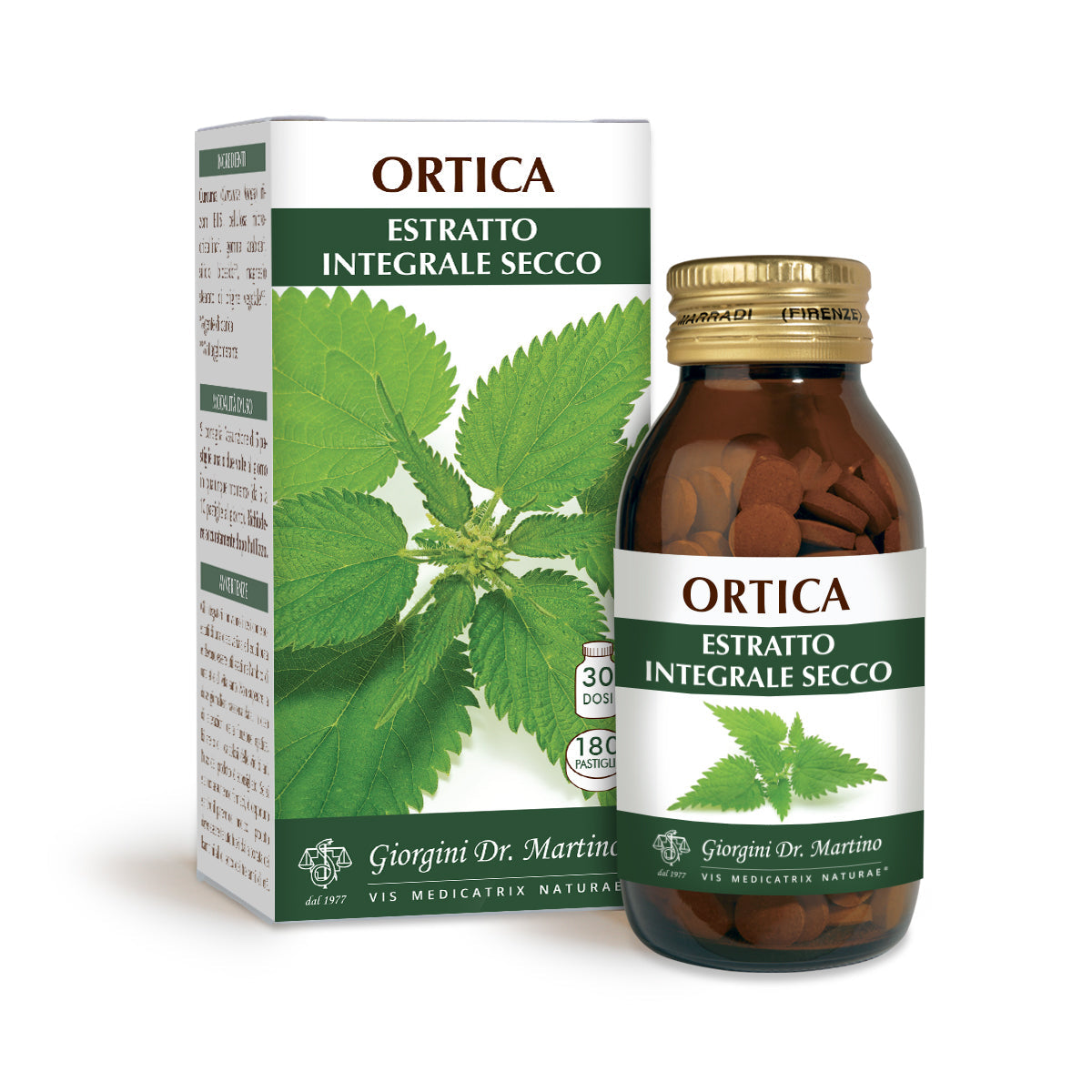 Dr Giorgini Nokkosen kuiva kokonainen uute 180 tablettia à 500 mg