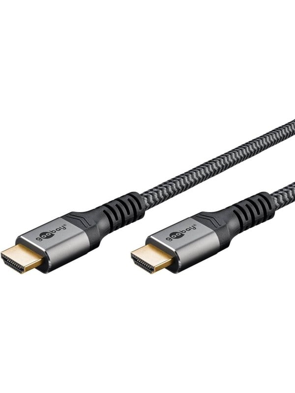Pro HDMI 2.1 Sleeved - 3m - Musta