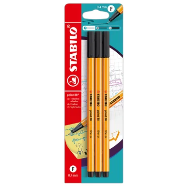 Stabilo STABILO Point 88 3 Pakkaus Musta 270503 Vastaa: N/A