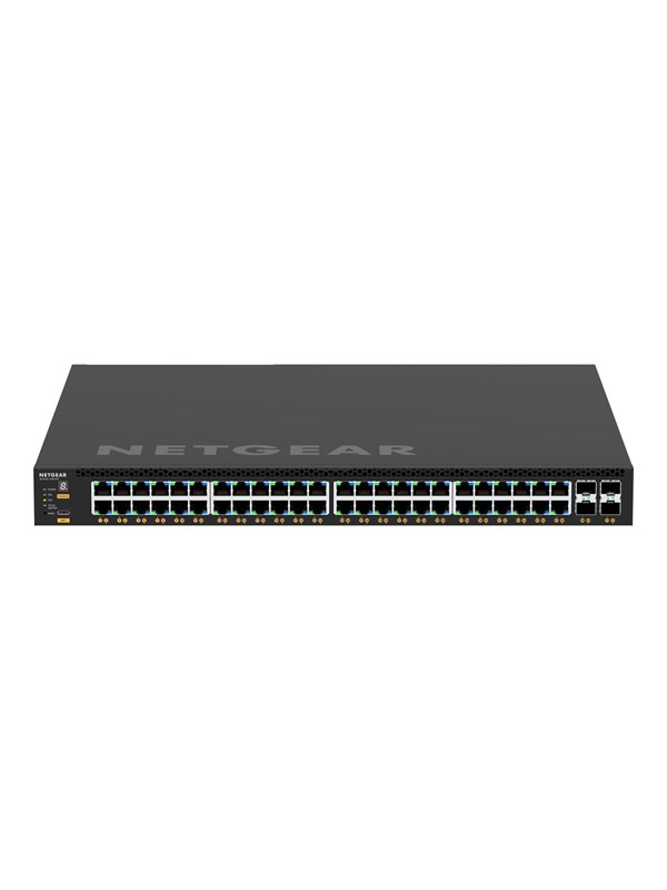 Netgear Gsm4352 Hallittu L3 Gigabit Ethernet (10/100/1000) Power Over Ethernet -tuki 1u Musta