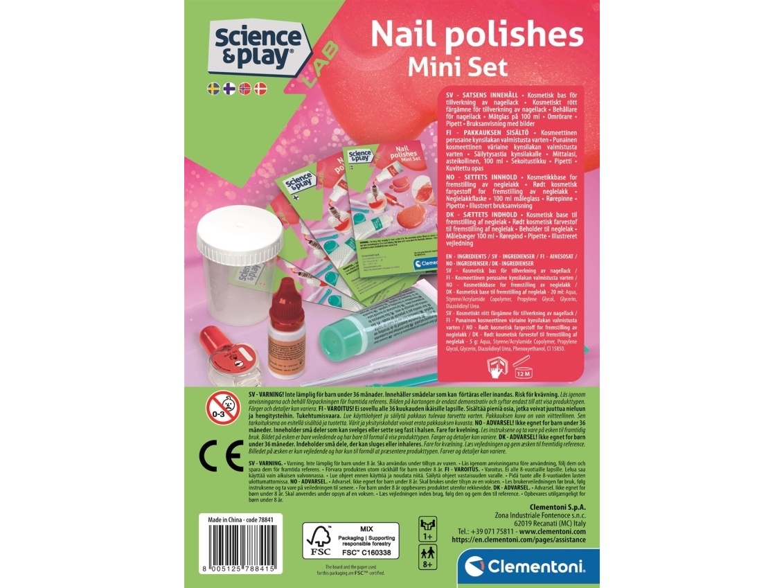 Clementoni Mini Lab - Nails (nordic)