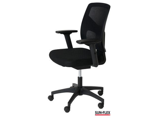 Sun-flex Officechair Mesh Musta